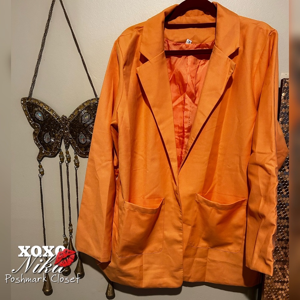 Orange Women's Blazer